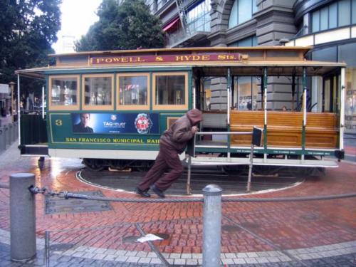 Cable Car - Powell & Market Turntable